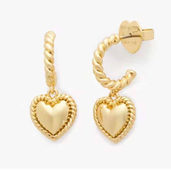 kate spade Jewelry - kate spade Golden Hour Huggies Gold NWT